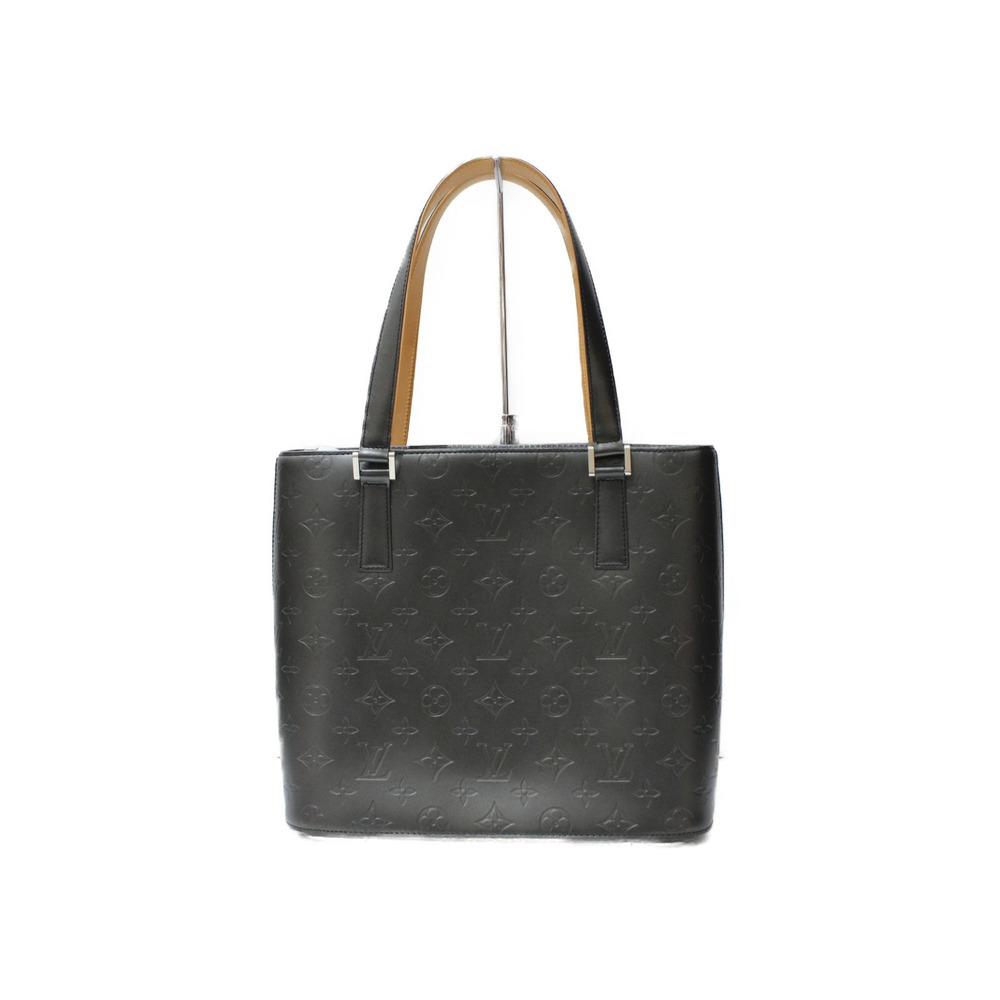 LOUIS VUITTON Stockton Monogram Matte Noir Black Tote Bag